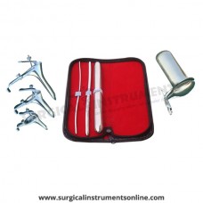 Hegar uterine dilator 3 pieces set,3-4, 7-8, 17-18, grave 3pcs, collin large